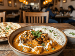 Butter Chicken Rice Bowl