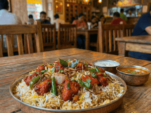 Chilli Chicken Biryani