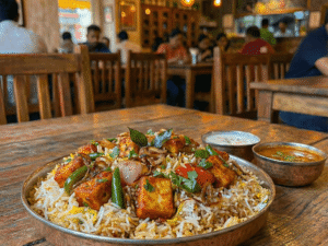 Chilli Paneer Biryani