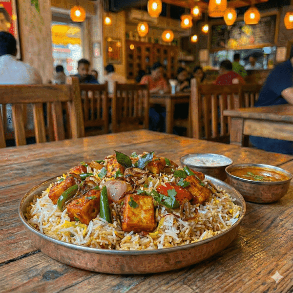 Chilli Paneer Biryani