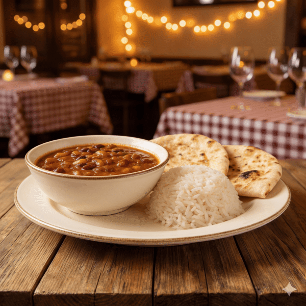 Rajmah Combo with Rice or 2 Naan