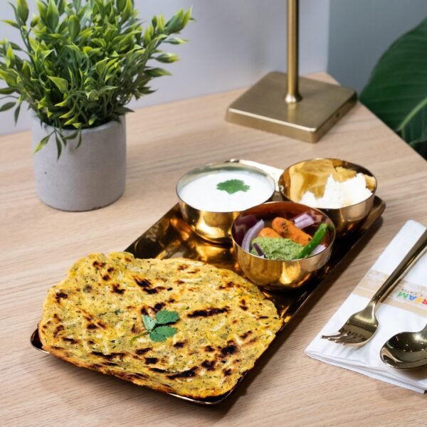 Makki Mooli Methi Paratha