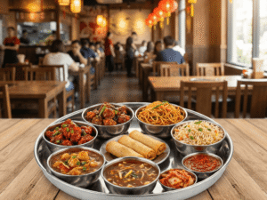 Non-Veg Indo Chinese Thali