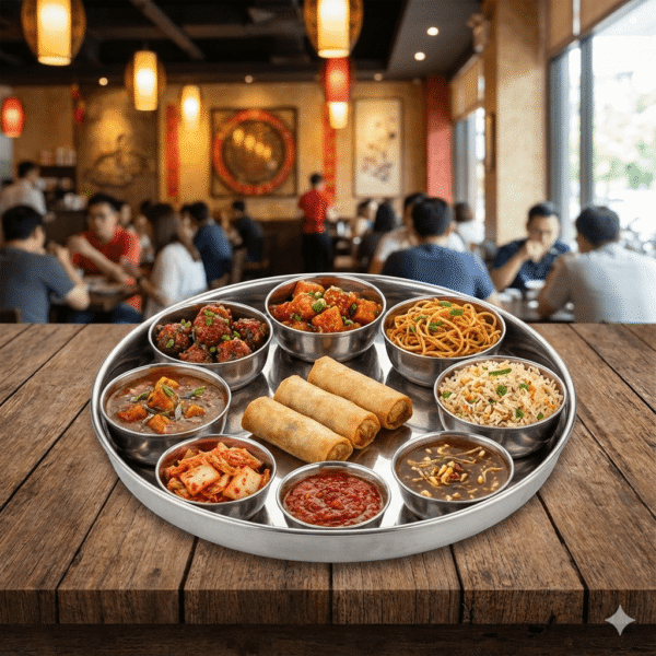 Veg Indo Chinese Thali